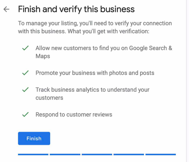 How do I verify my business on Google