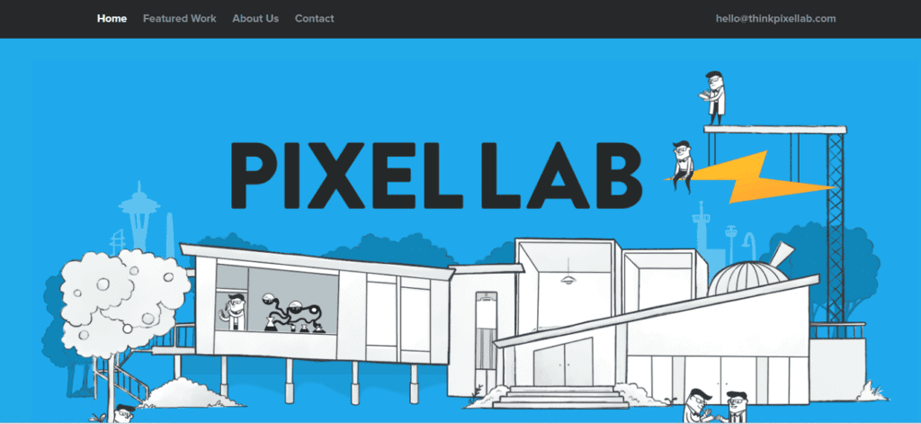 Pixel Lab One Page Website